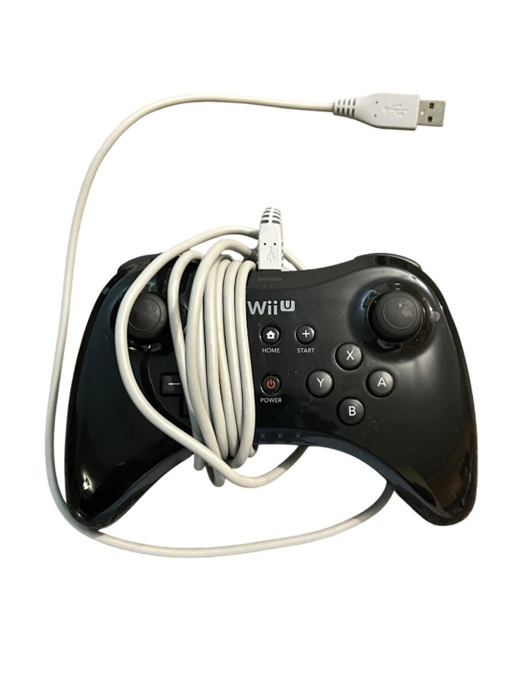 Nintendo Wii U Pro Controller Black Wired USB Model WUP-005 gaming accessories
